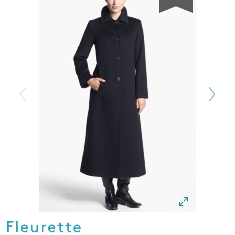 Fleurette Long Cashmere Coat